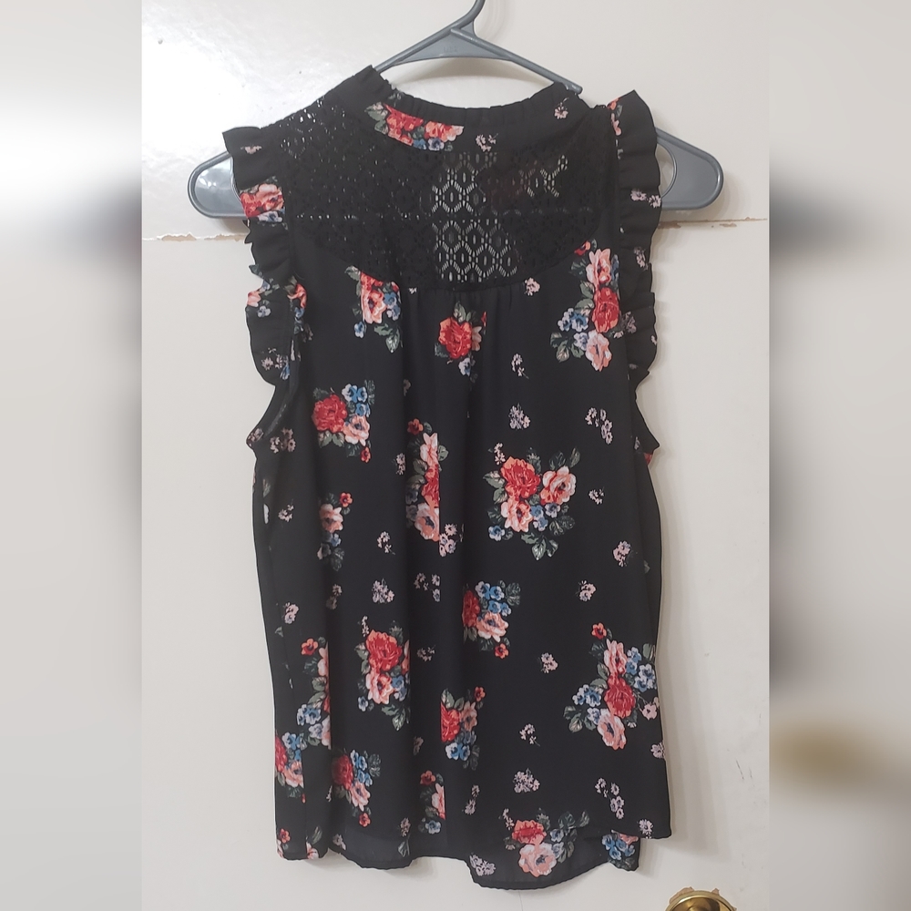 Peek-a-boo blouse